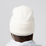 Carhartt Knit Satin Lined Beanies for Women in Oat Milk