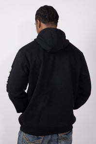 Carhartt Logo Sleeve Graphic Hoodie for Men in Black