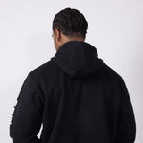 Carhartt Logo Sleeve Graphic Hoodie for Men in Black