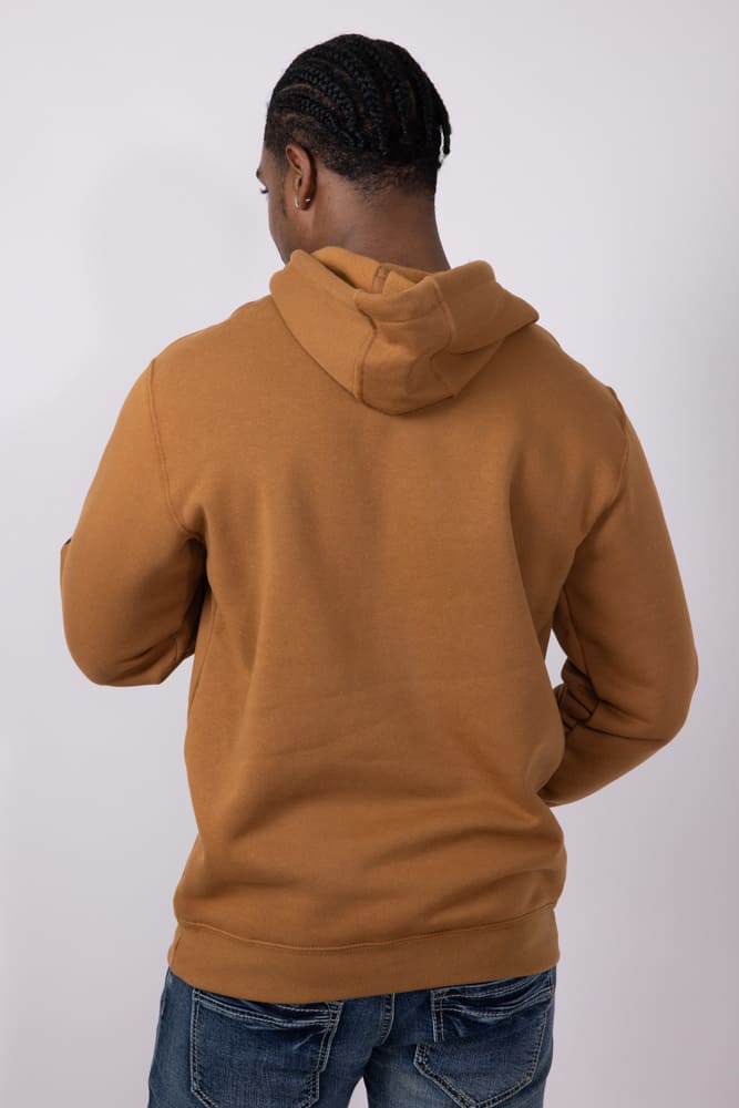 Carhartt Logo Sleeve Hoodie for Men in Brown