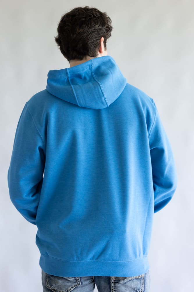 Carhartt Logo Sleeve Hoodie for Men in Horizon Blue