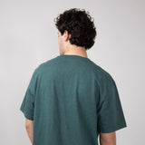 Carhartt Loose Fit Heavyweight Logo Graphic Short Sleeve T-Shirt for Men in Balsam