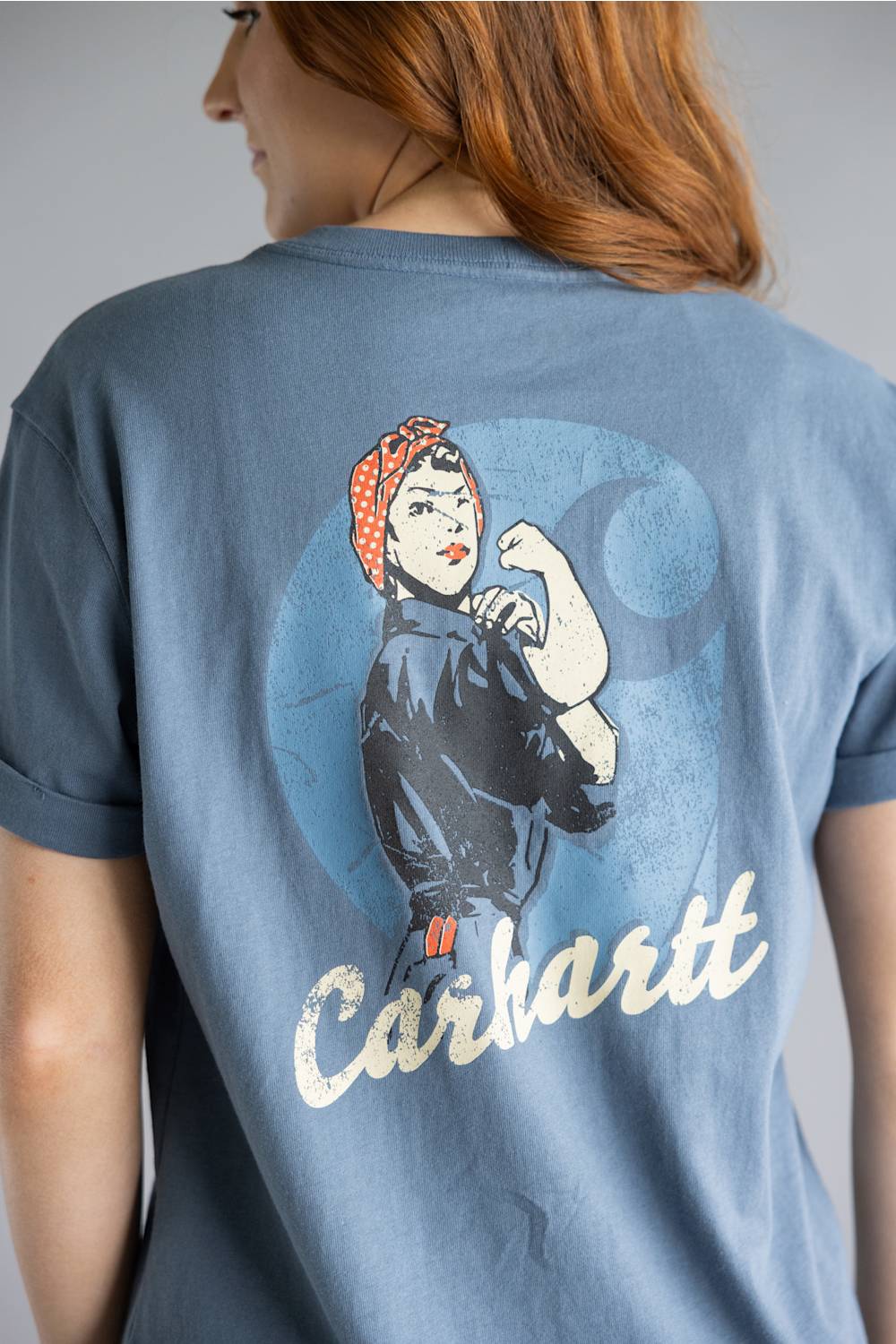 Carhartt Loose Fit Rosie T-Shirt for Women in Iron Blue