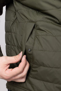 Carhartt Rain Defender Insulated Rain Jacket for Men in Moss