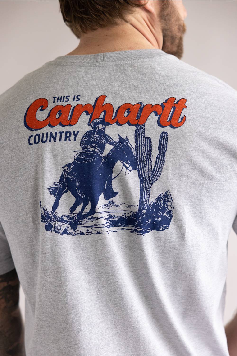 Carhartt Relaxed Horse T-Shirt for Men in Gray | 107292-034-GRAY