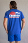 Chubbies Ol’ College Try T-Shirt for Men in Bright Blue