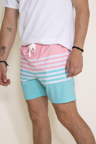 Chubbies The On The Horizons 5.5” Classic Swim Trunks for Men in Pink