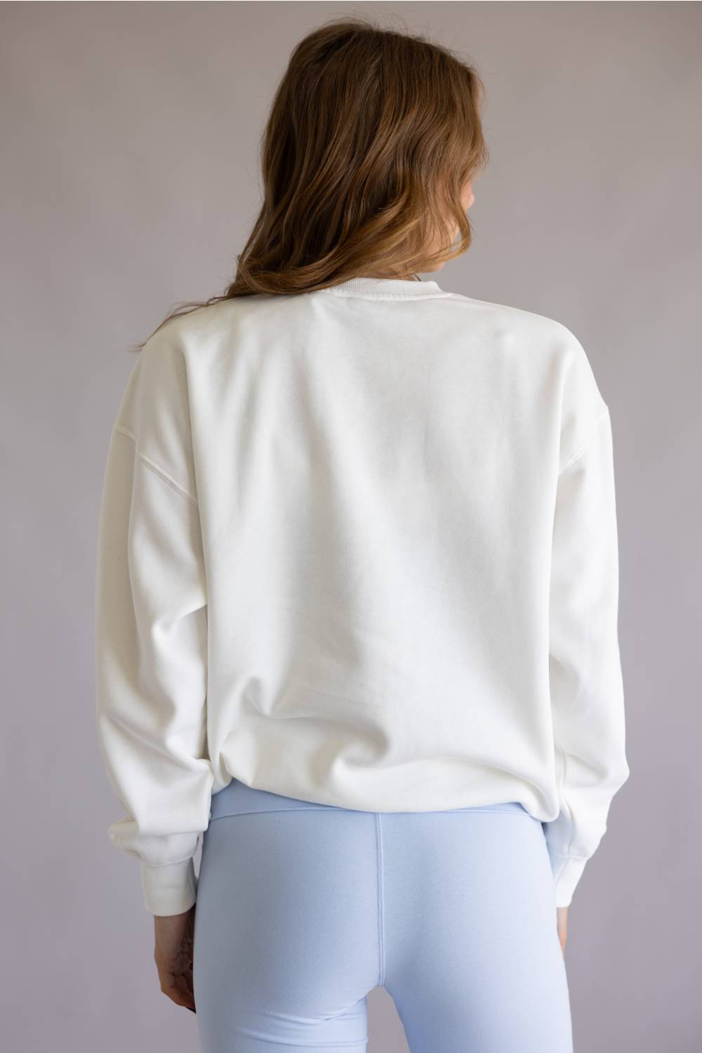 Coastal Fleece Sweatshirt for Women in White