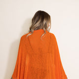 Cocoon Kimono for Women in Orange