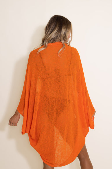 Cocoon Kimono for Women in Orange