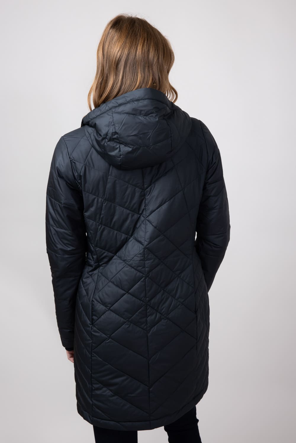 Columbia Heavenly Long Hooded Jacket for Women in Black