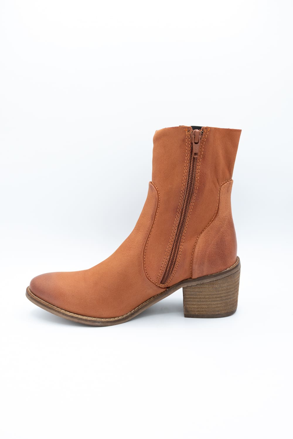 Diba True Leather Booties for Women in Orange