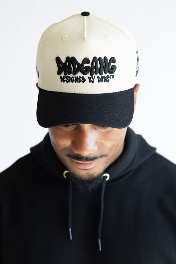 Dad Gang Time Flies Hat for Men in Cream