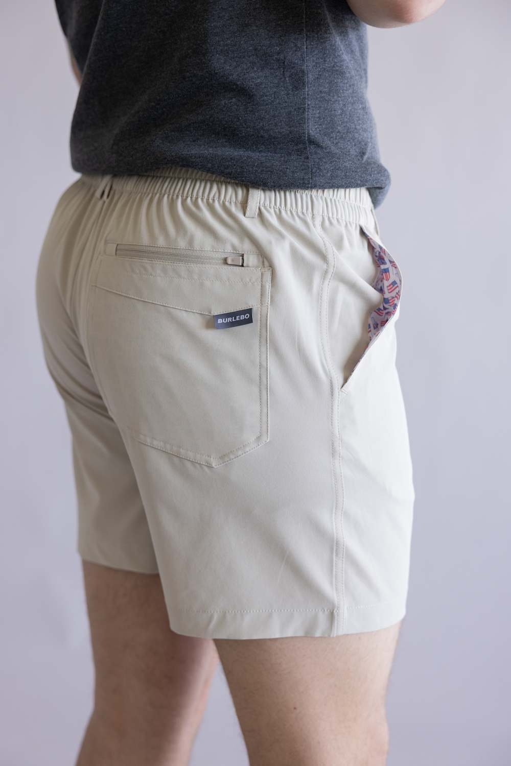 Burlebo Everyday Short for Men in Khaki