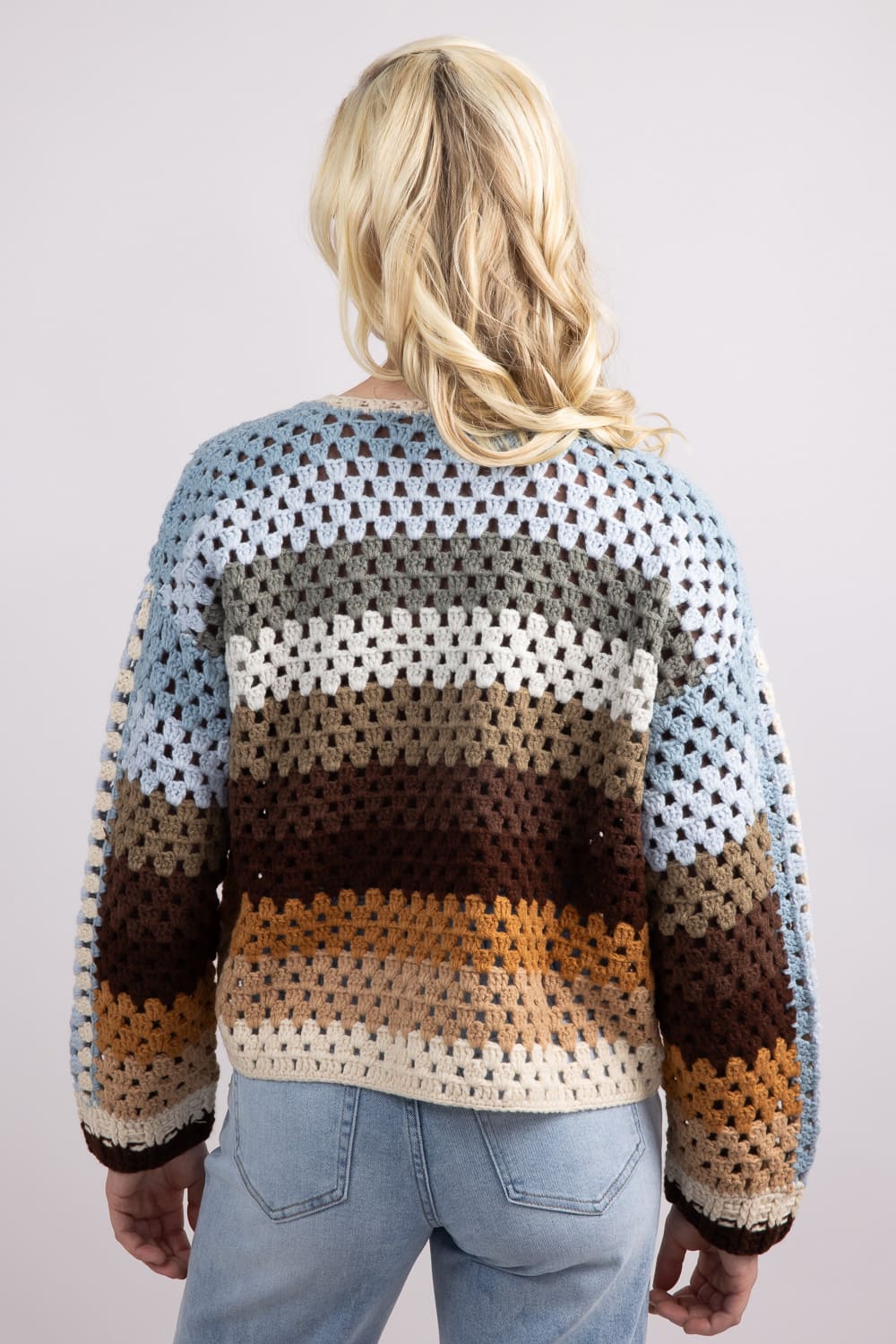 トップス MEER. HEART MOTIF KNIT CARDIGAN(GRY) Break My Heart Cardigan | Wool and the Gang