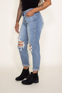 Eunina Rocky Binge Worthy High Rise Jeans for Women