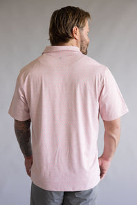 1897 Legends Geo Polo for Men in Tan Coral