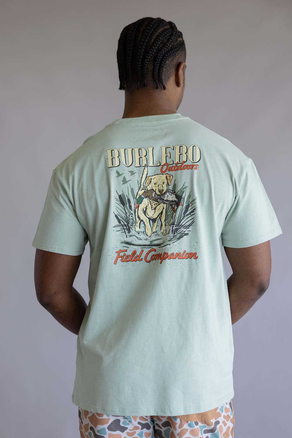 Burlebo Field Companion T-Shirt for Men in Sage