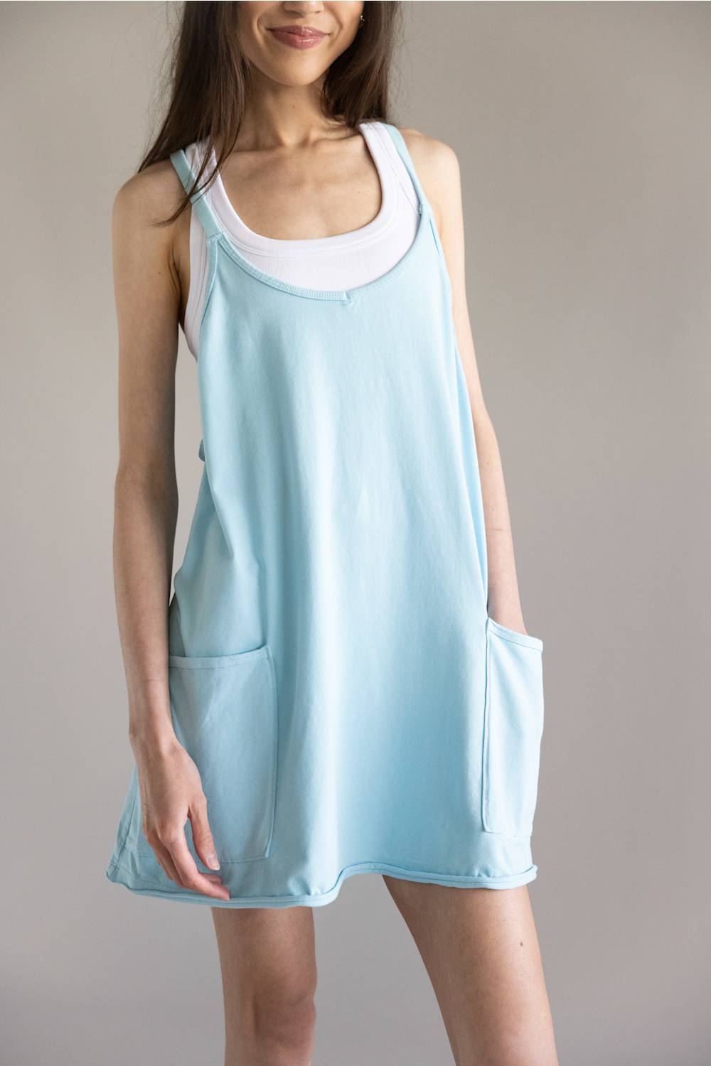 FP Movement Hot Shot Mini Dress for Women in Bright Blue