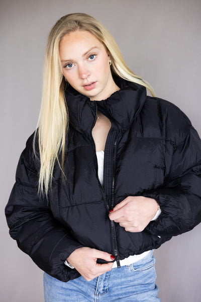 FP Movement In A Bubble Puffer Jacket for Women in Black