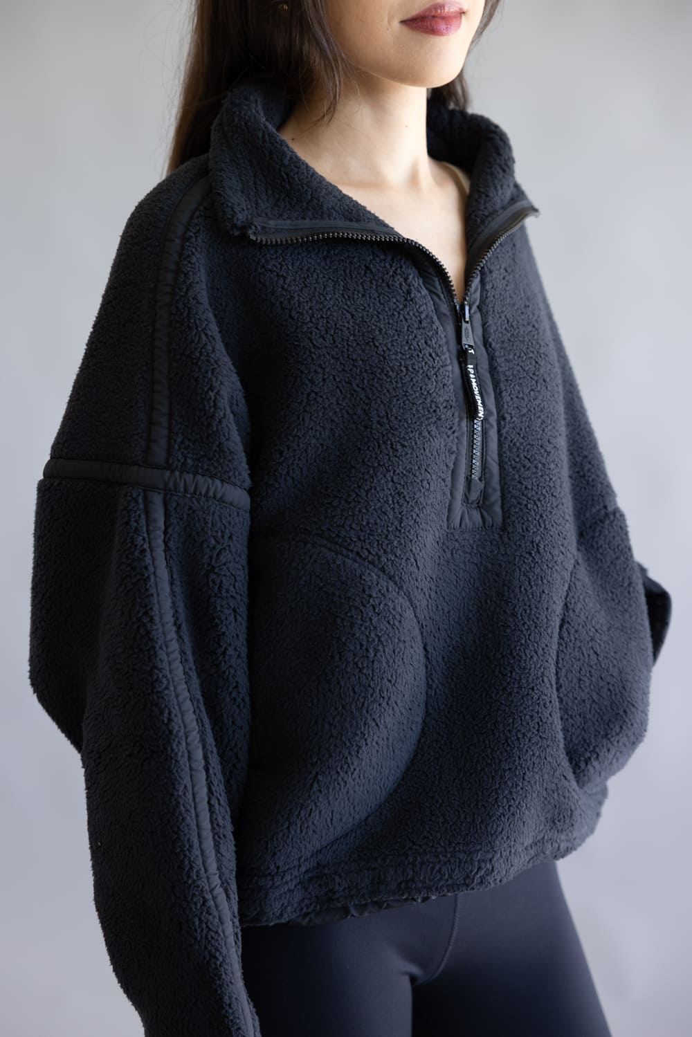 FP Movement Mountain High ½ Zip Fleece for Women in Black