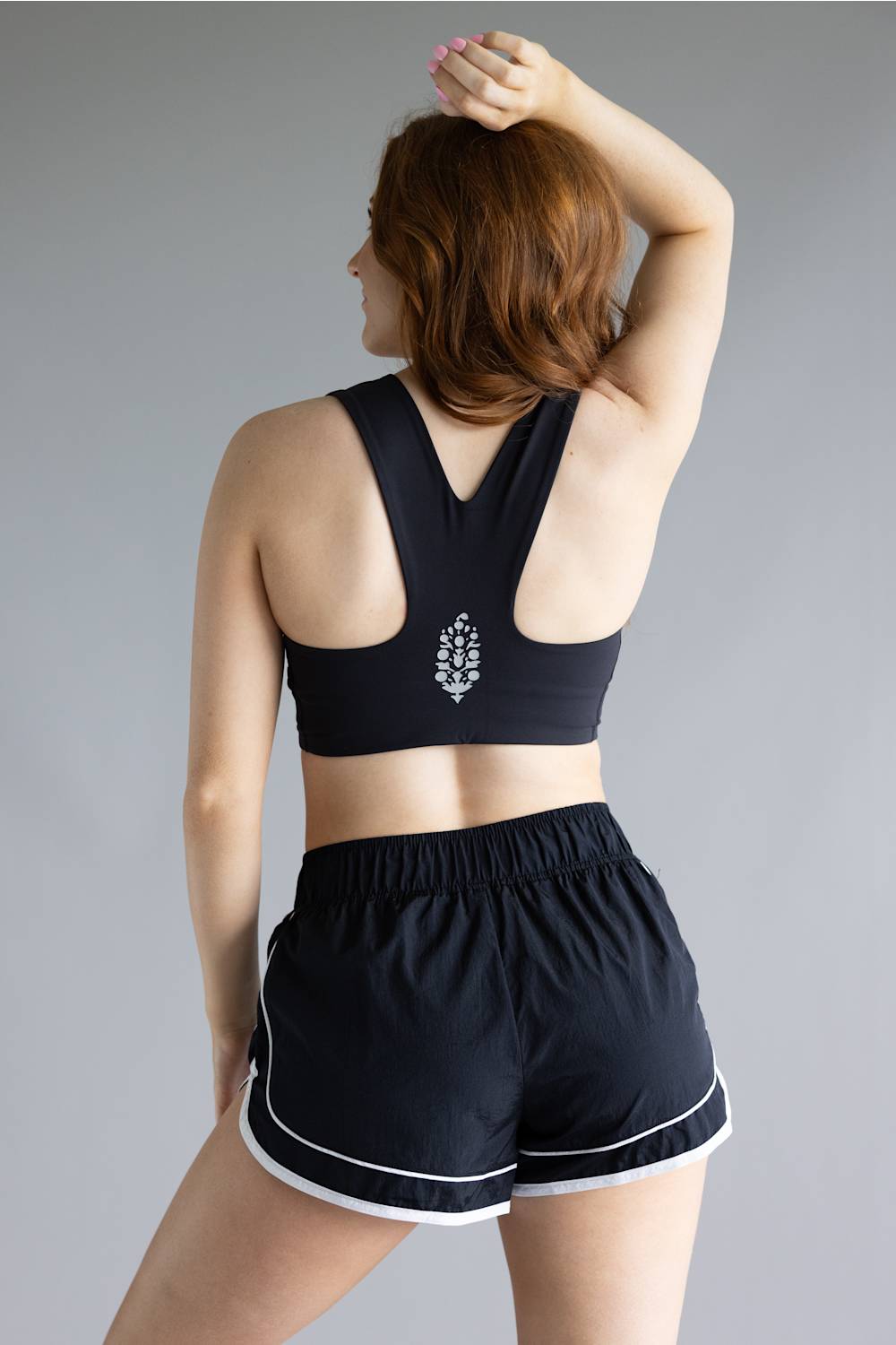 FP Movement Varsity Blues Shorts for Women in Black Combo