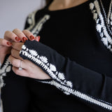 Free People Lost Love Long Sleeve Top for Women in Black