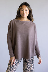Free People We The Free Latte Blues Solid Thermal for Women in Leafless Tree