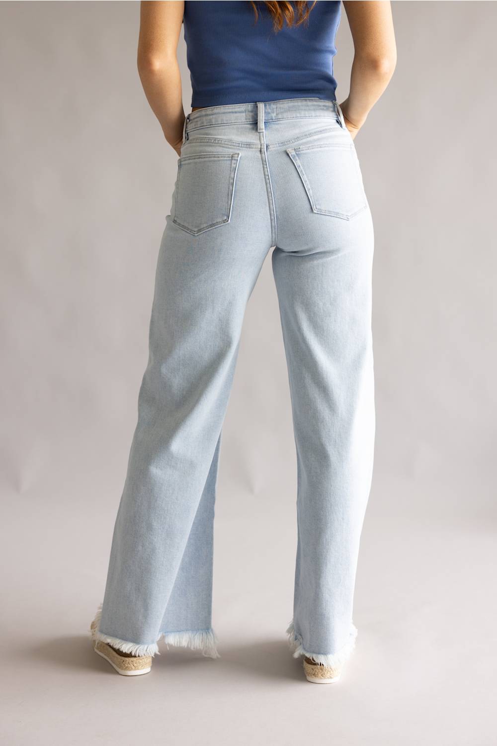 Flying Monkey High Rise Wide Leg Jeans for Women