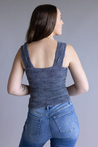 Free People Intimately Love Letter Cami for Women in Navy