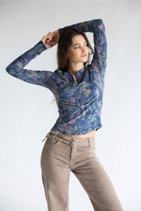 Free People Printed Jamie Henley for Women in Floral Haze