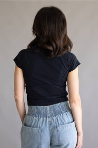 Free People We The Free Protagonist Top for Women in Black