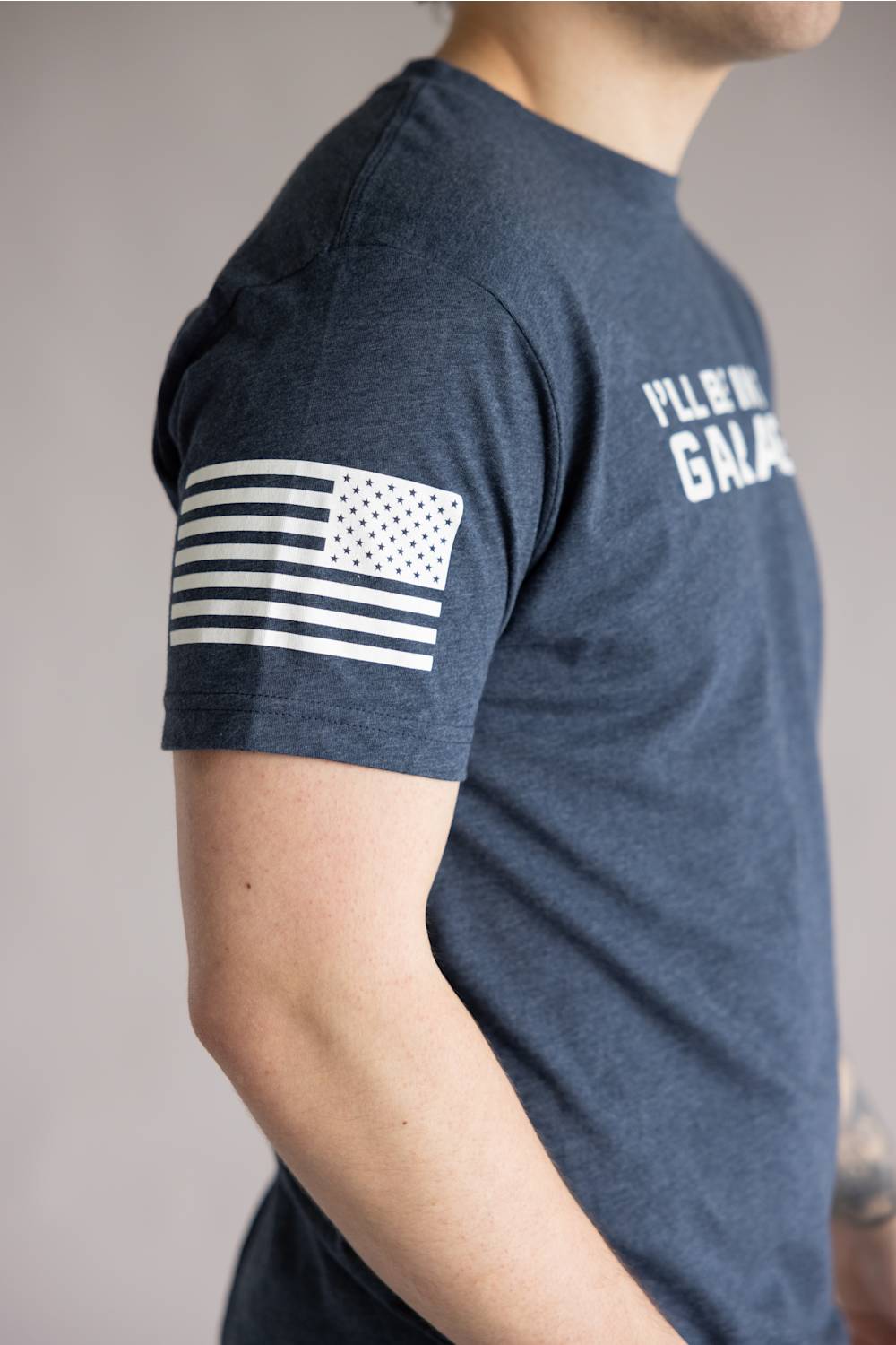Grunt Style 1776 Garage T-Shirt for Men in Navy