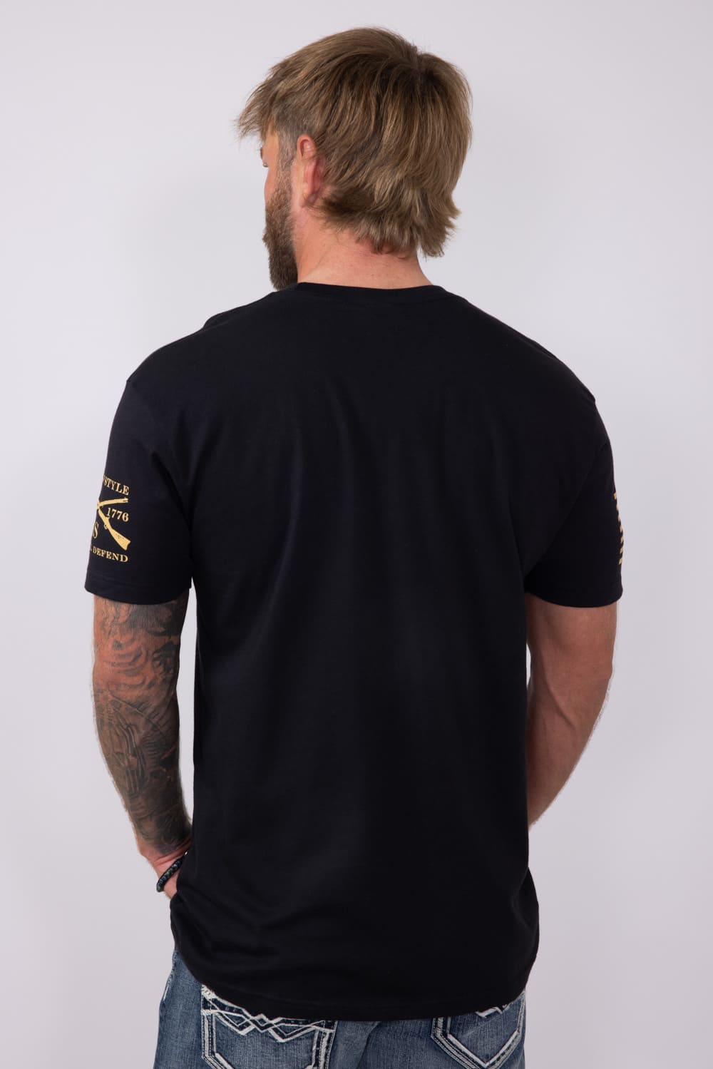 Grunt Style American Reaper 2.0 T-Shirt for Men in Black