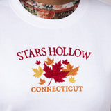 Stars Hollow Embroidered Sweatshirt for Women in Cream