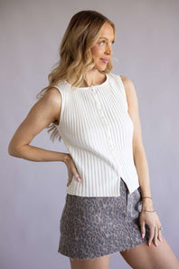 Hidden Cheetah Denim Mini Skirt for Women