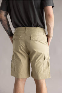Hallstatt 10 Microrip Cargo Shorts for Men in Twill