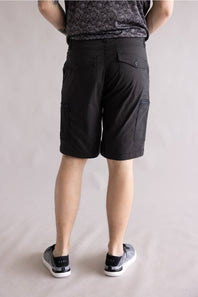 Hallstatt 10 Cargo Shorts for Men in Black | S028-TAPSHOEBLACK
