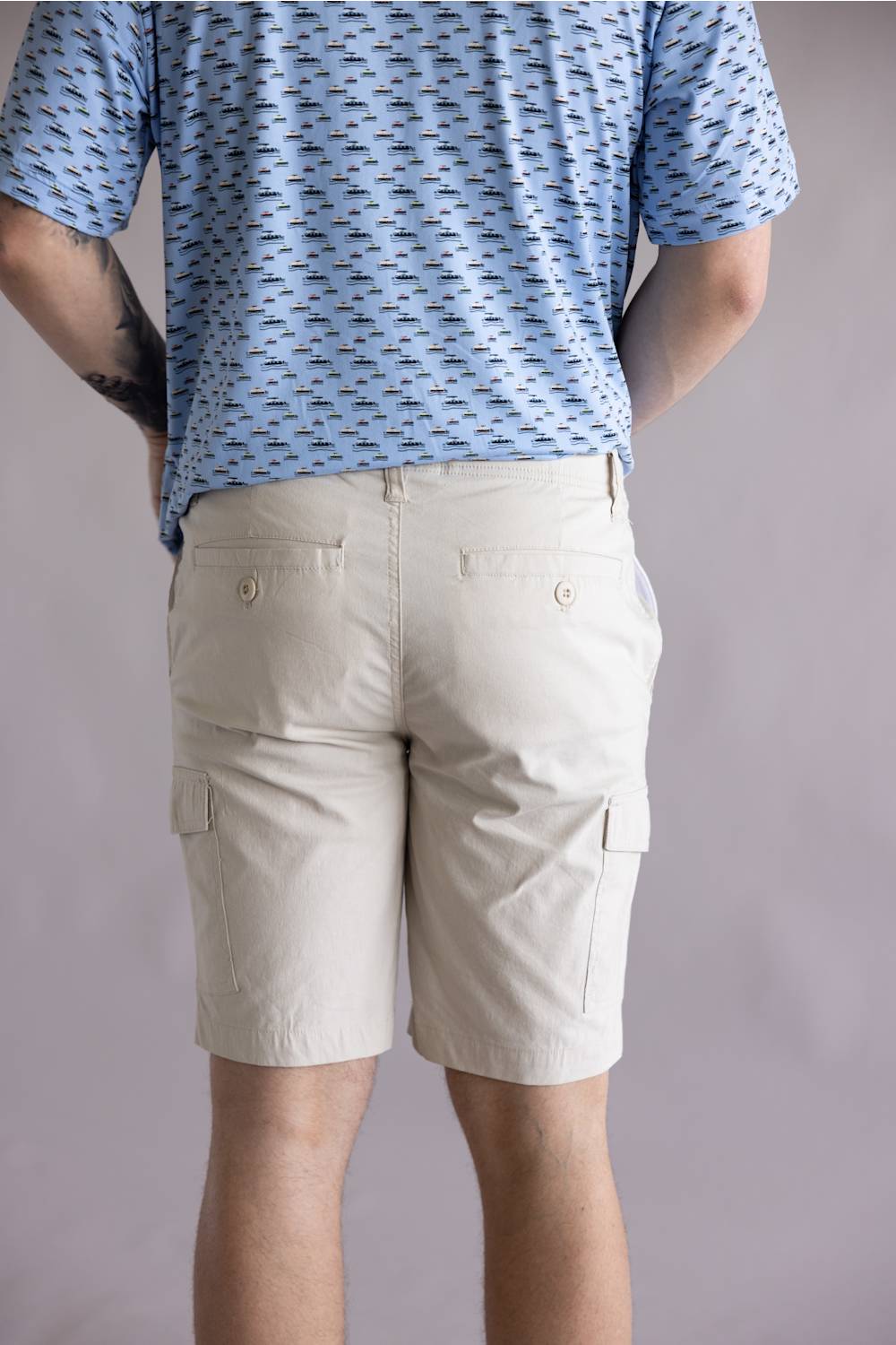 Hallstatt 10" Cargo Shorts for Men in Pelican