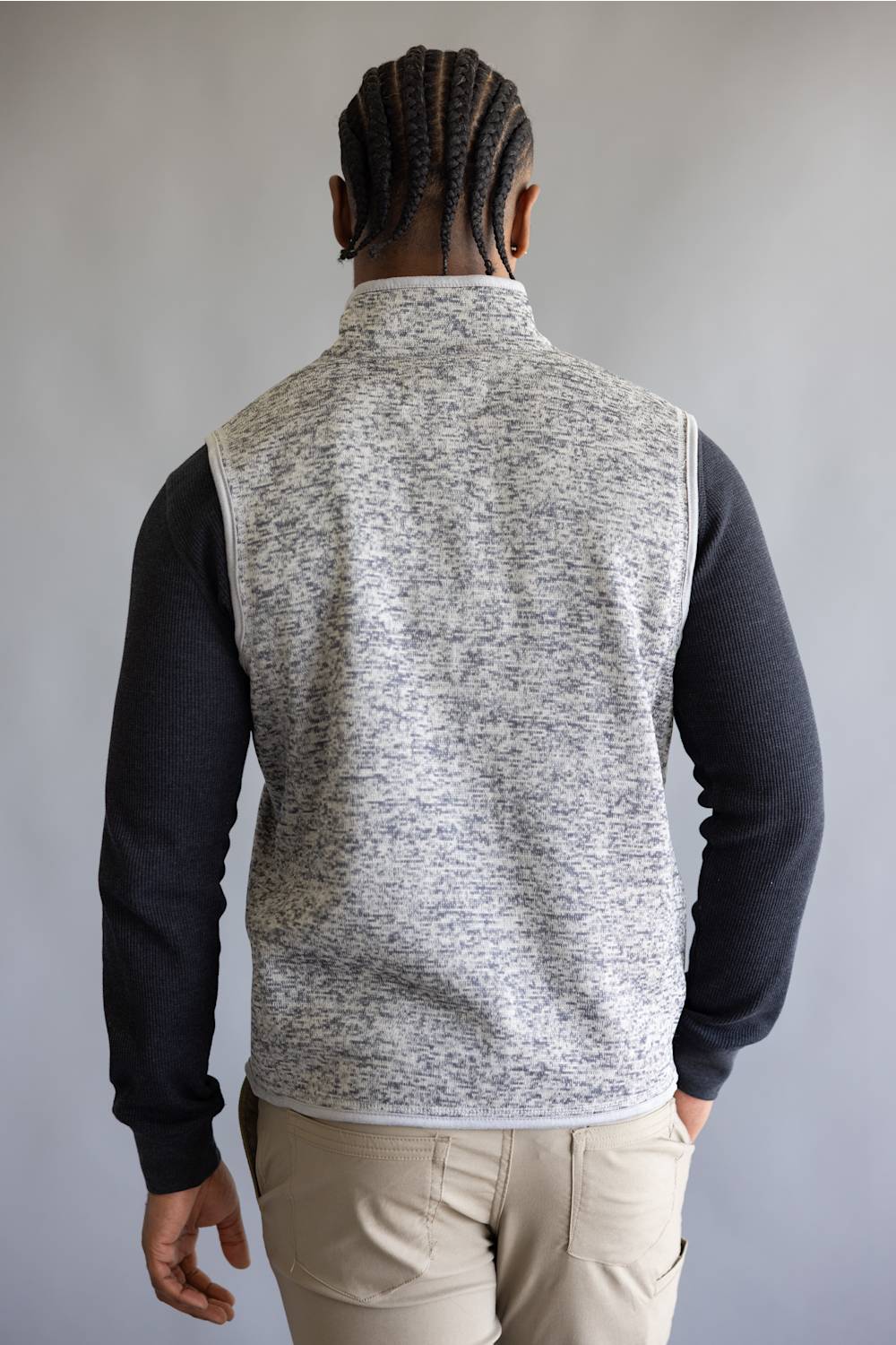 Hallstatt Sweater Vest for Men in Heather Grey