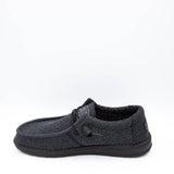 Hey Dude Shoes Men’s Wally Sox Shoes in Micro Total Black