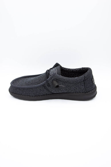 Hey Dude Shoes Men’s Wally Sox Shoes in Micro Total Black
