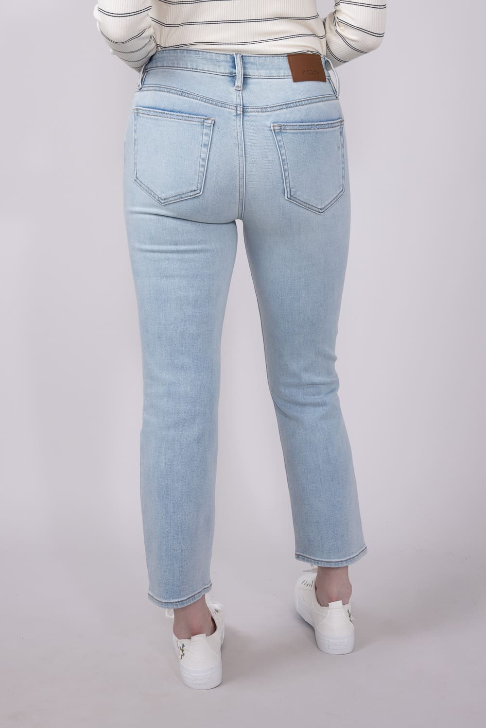 Hidden High Rise Crop Cigarette Skinny Jeans for Women