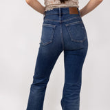 Hidden High Rise Flare Jeans for Women in Dark Wash