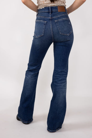 Hidden High Rise Flare Jeans for Women in Dark Wash