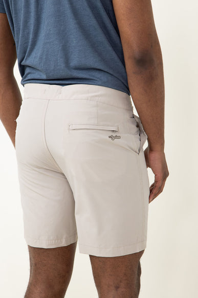 Hybrid 7.5” Shorts for Men in Khaki 