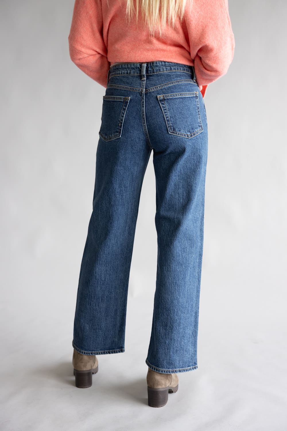 JBD Audra Retro Straight Leg Jeans for Women