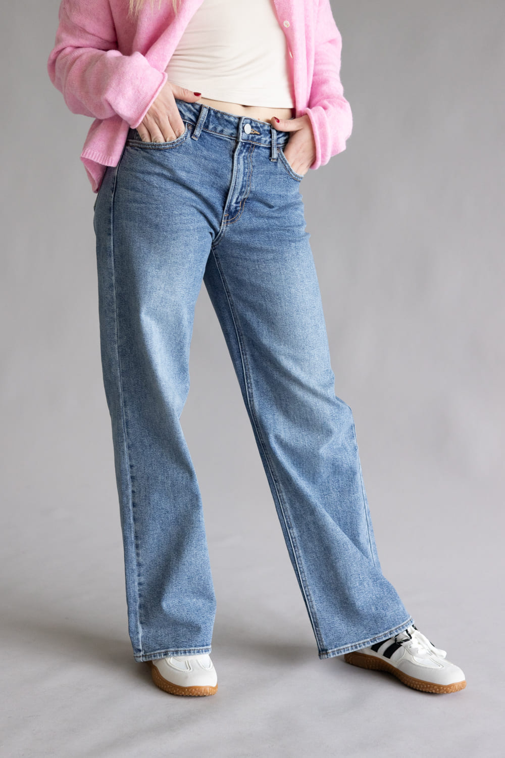 JBD Halle High-Rise Straight Leg Jeans for Women