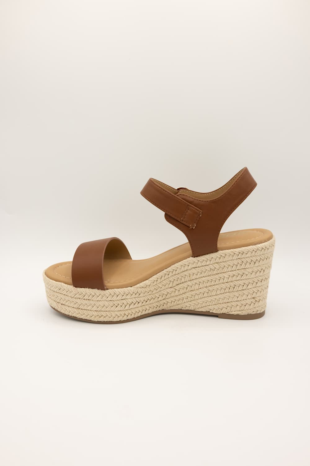 Soda Jena Rope Wedges for Women in Cognac