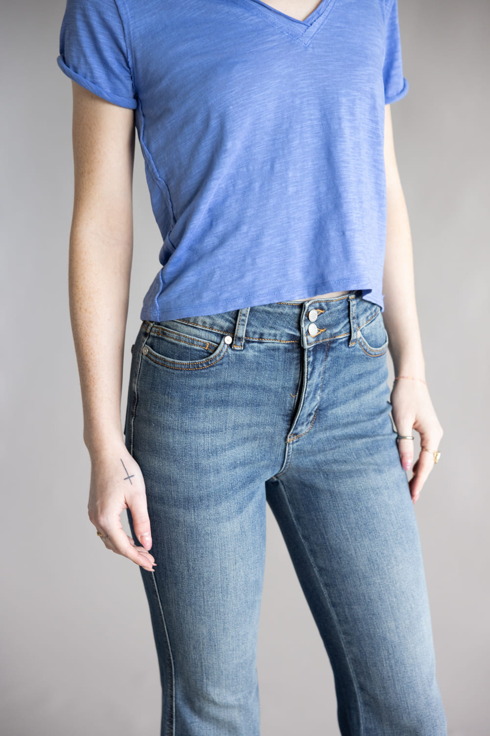 Judy Blue High Rise Tummy Control Flare Petite Jeans for Women